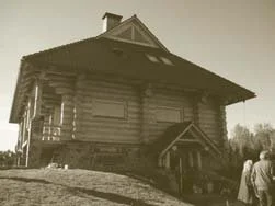 Classic Latvian style log home