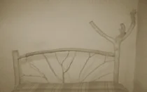 The structural parts are made of Ash, with attractive spokes of Hazel.