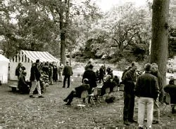 Participants at the BIHIP field day during lunch.(Photo by D. Moodley, HRI)