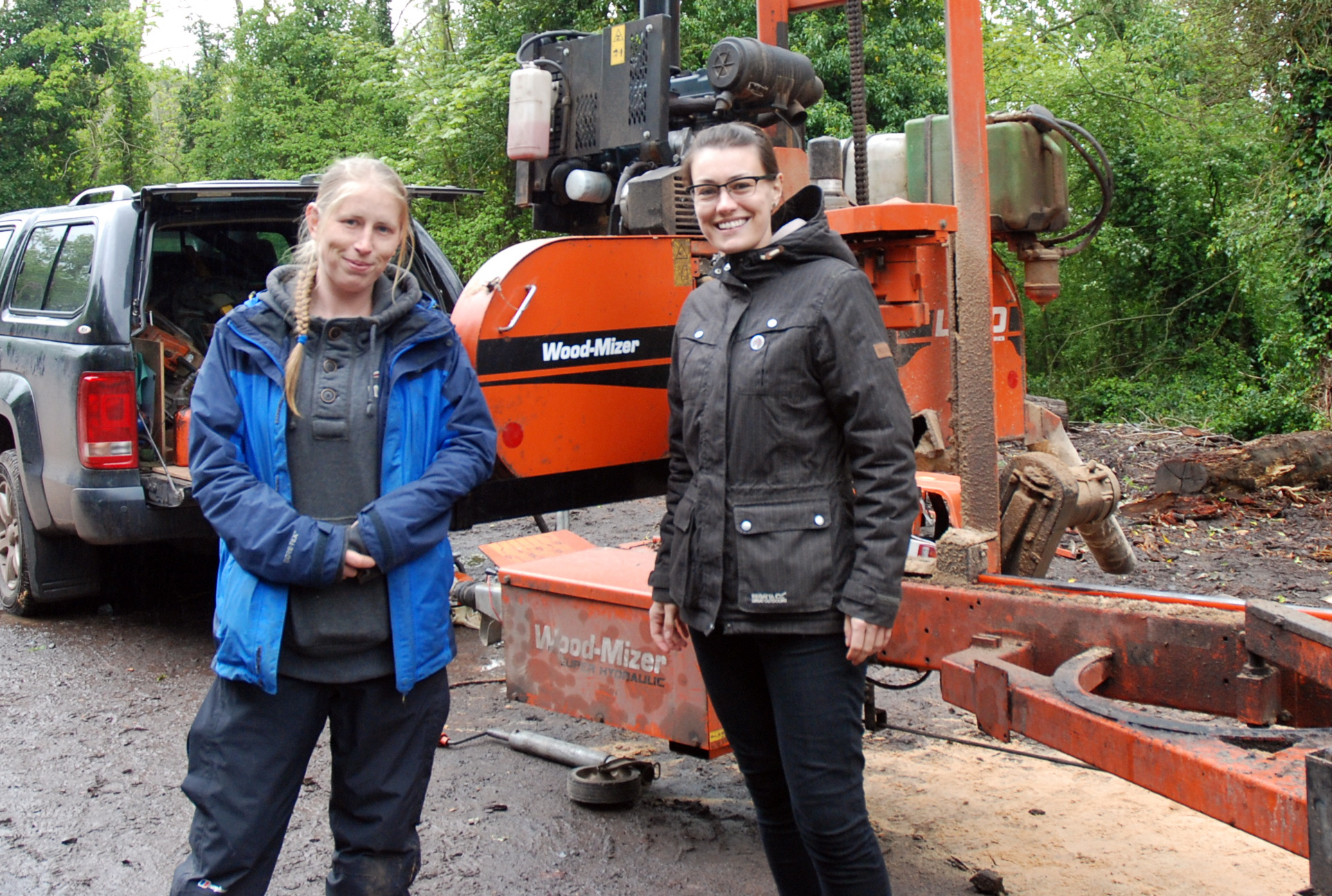 Woodmizer-grant-Rachel-Johnson-and-Admin-Officer-Kelly-Morss .jpg