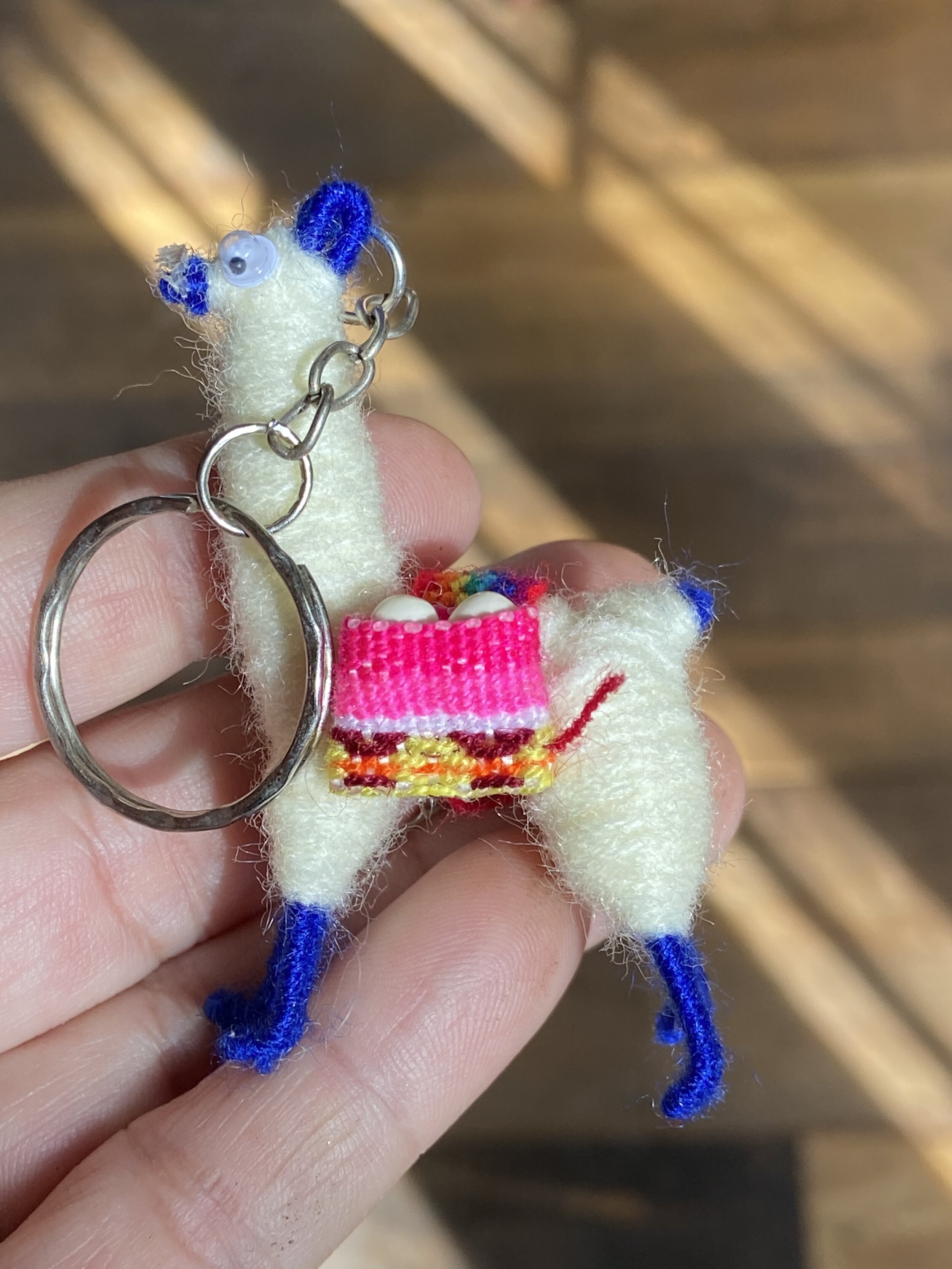 Peruvian Llama Keychain