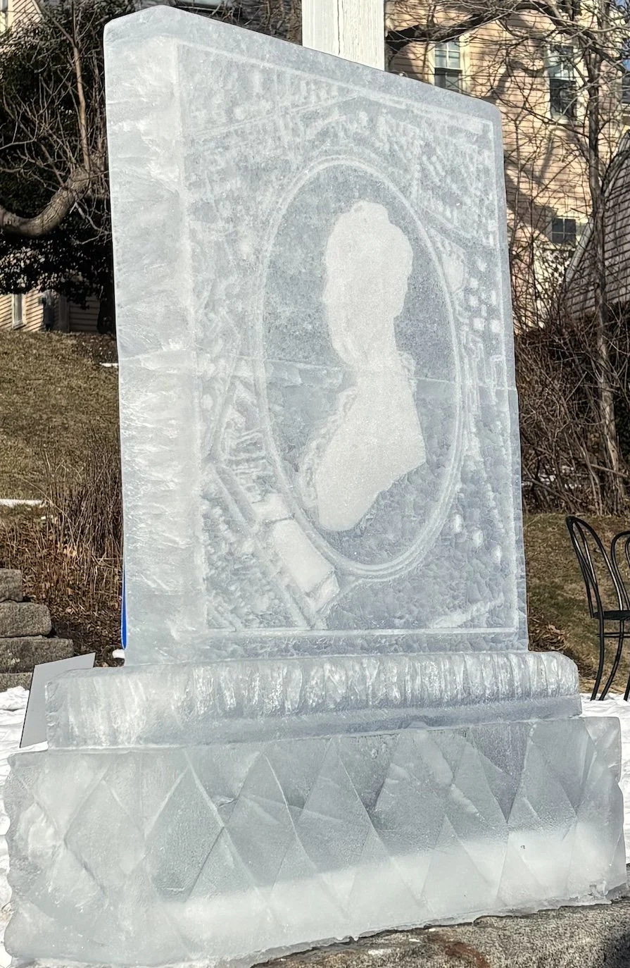 Ice Sculpture of Judith Sargent Murray