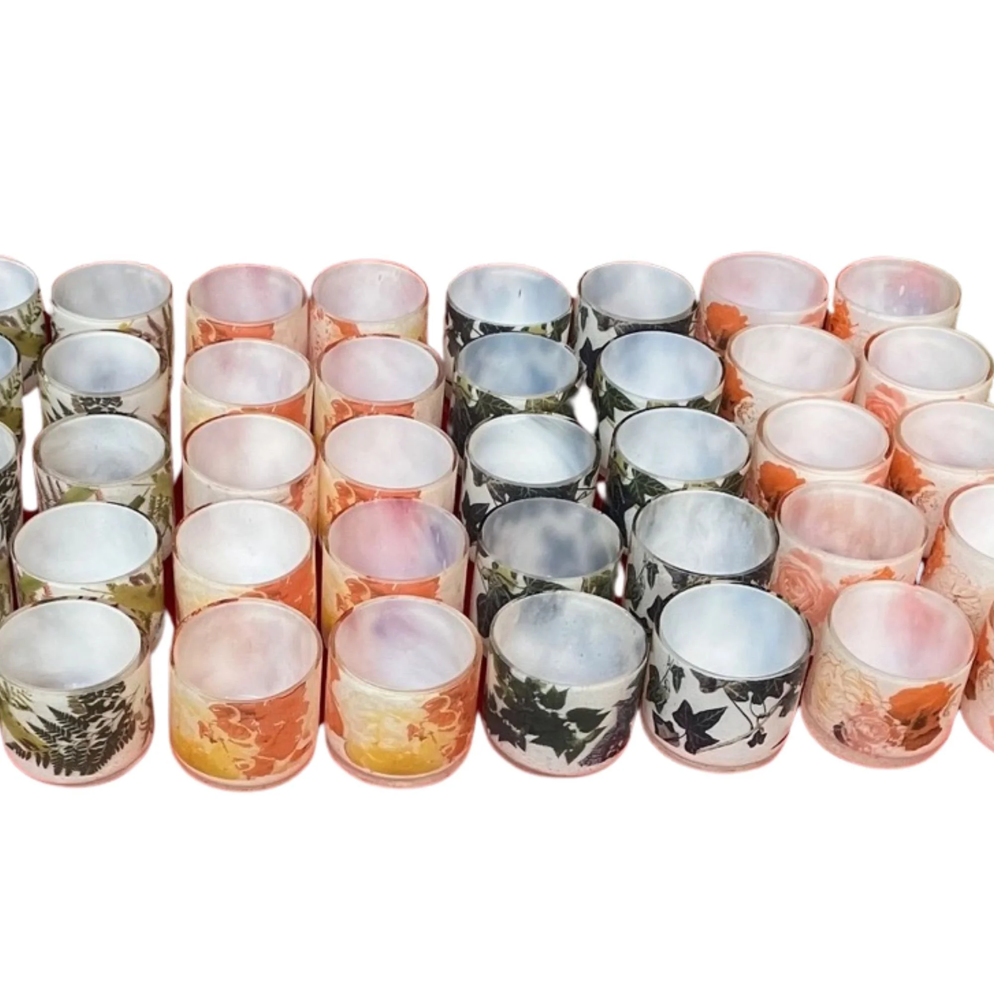 Screen Printed Glass Votive