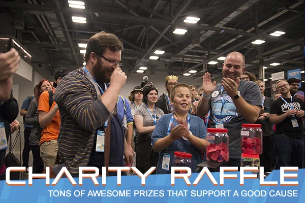 Saturday 9/29 & Sunday 9/30 | 10am - 6pm Every year we get some of the coolest, one of a kind items from game companies across the world. Stop by and check out the awesomeness and put your name in the hat. You never know, you could be a winner!
