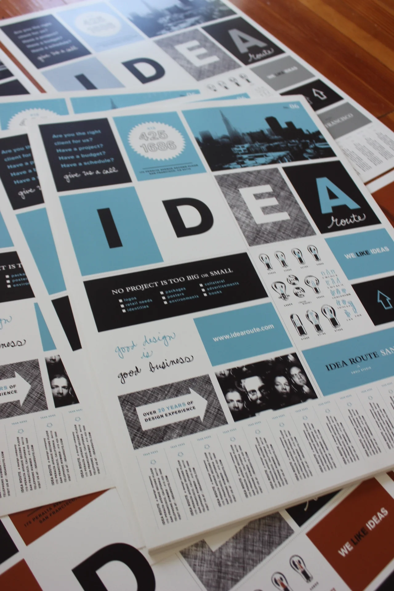IDEA ROUTE POSTER