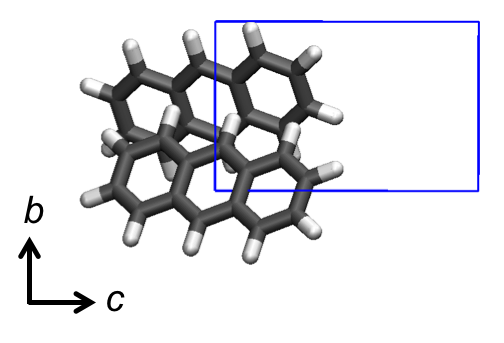 Crystal Structure of Anthracene (P21/a) Illustrating the Photo-Inactive Herringbone Packing