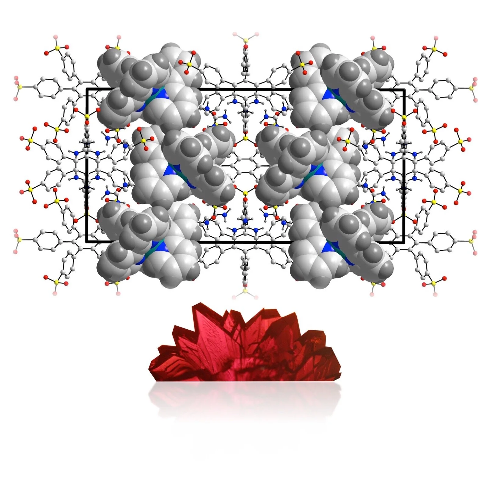 Encapsulation of a Ubiquitous Luminophore in a Unique Hydrogen-Bonded Host