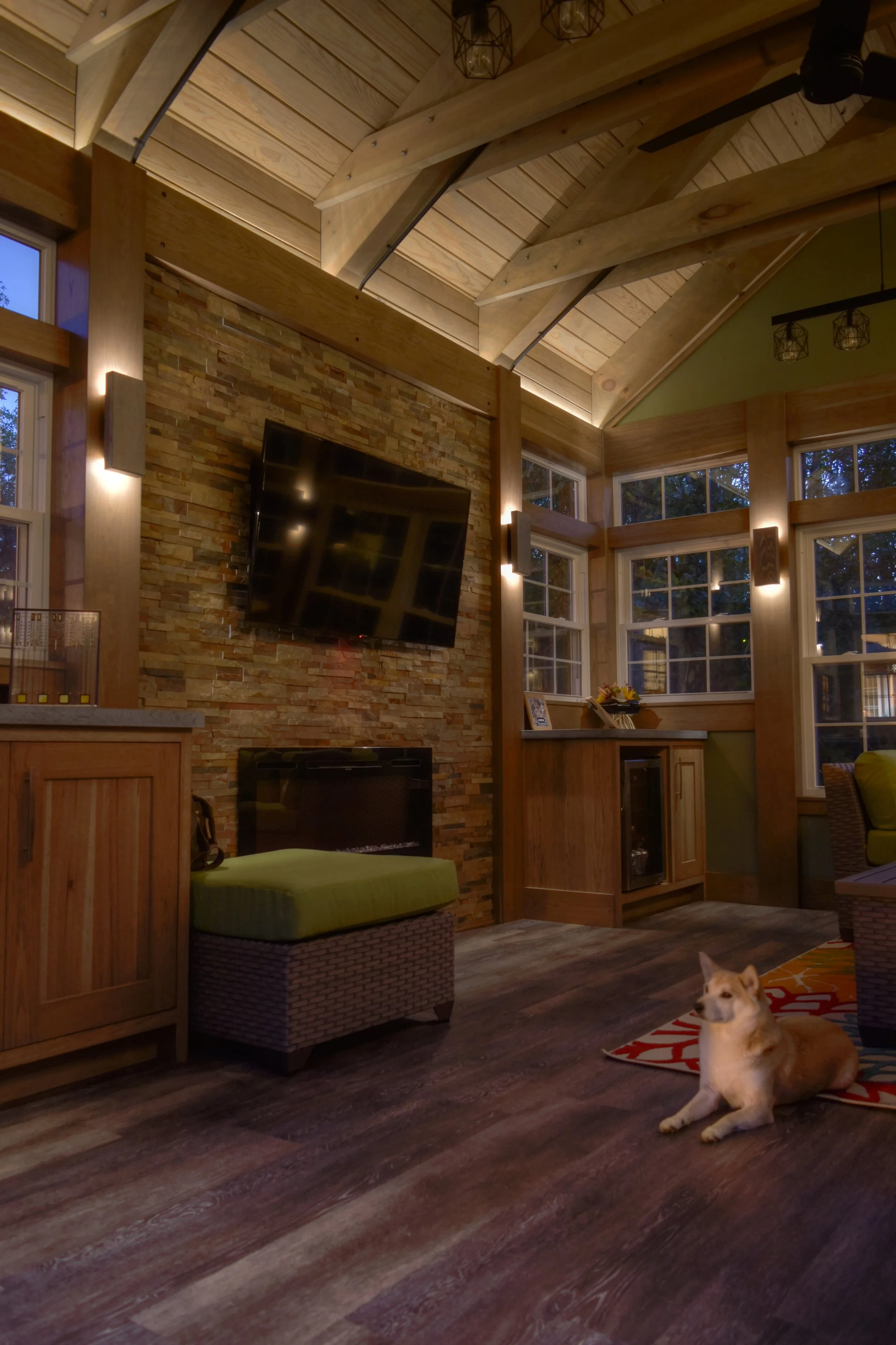  Sconces And Linear Lights At 50% Brightness 