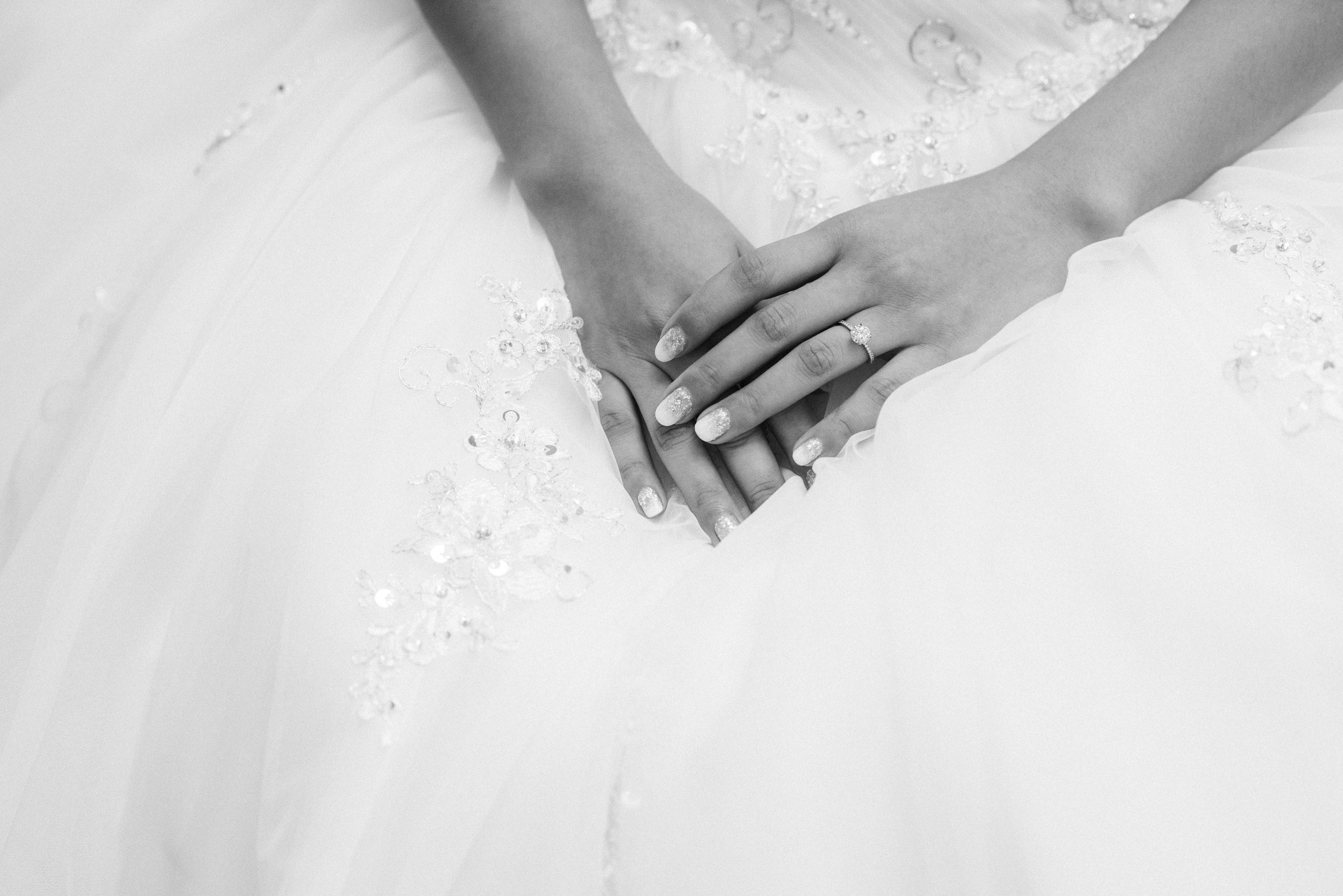 ping as she gets ready for her new jersey wedding at the manor