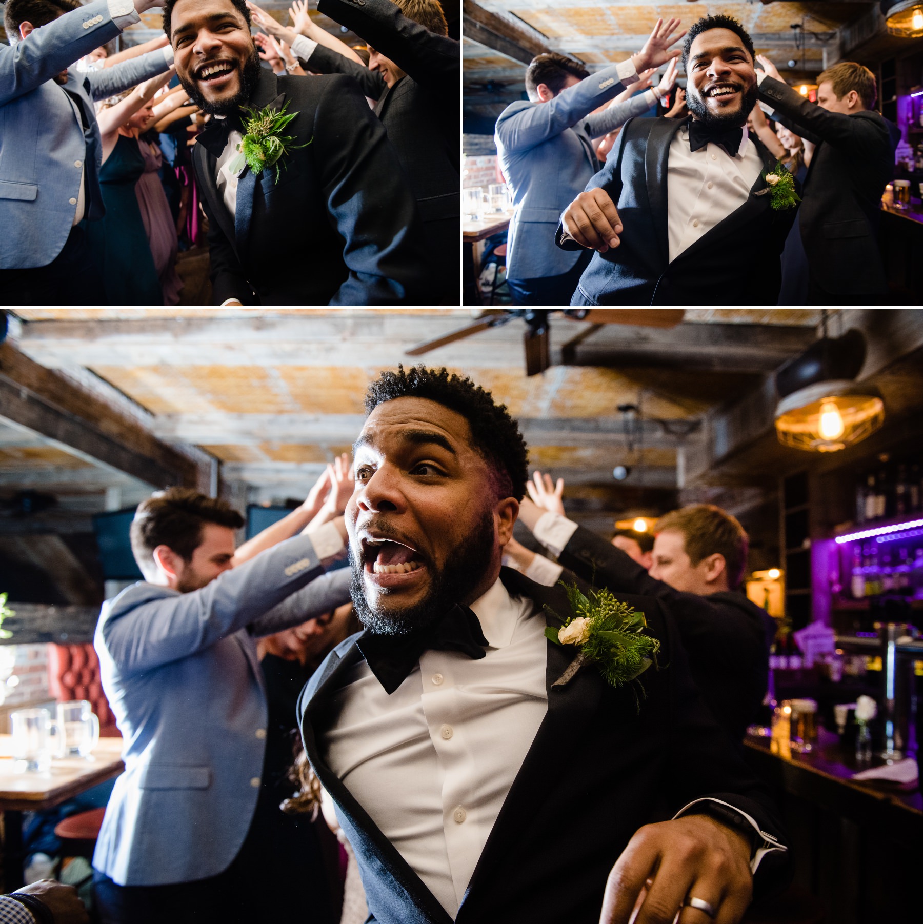  Caitlin and Bryon's wedding near Madison Square Park at the Giraffe Hotel in Midtown Manhattan. We approached this day as photojournalist wedding photographers first, aiming to create natural, authentic, but creative photos that tell an emotional an