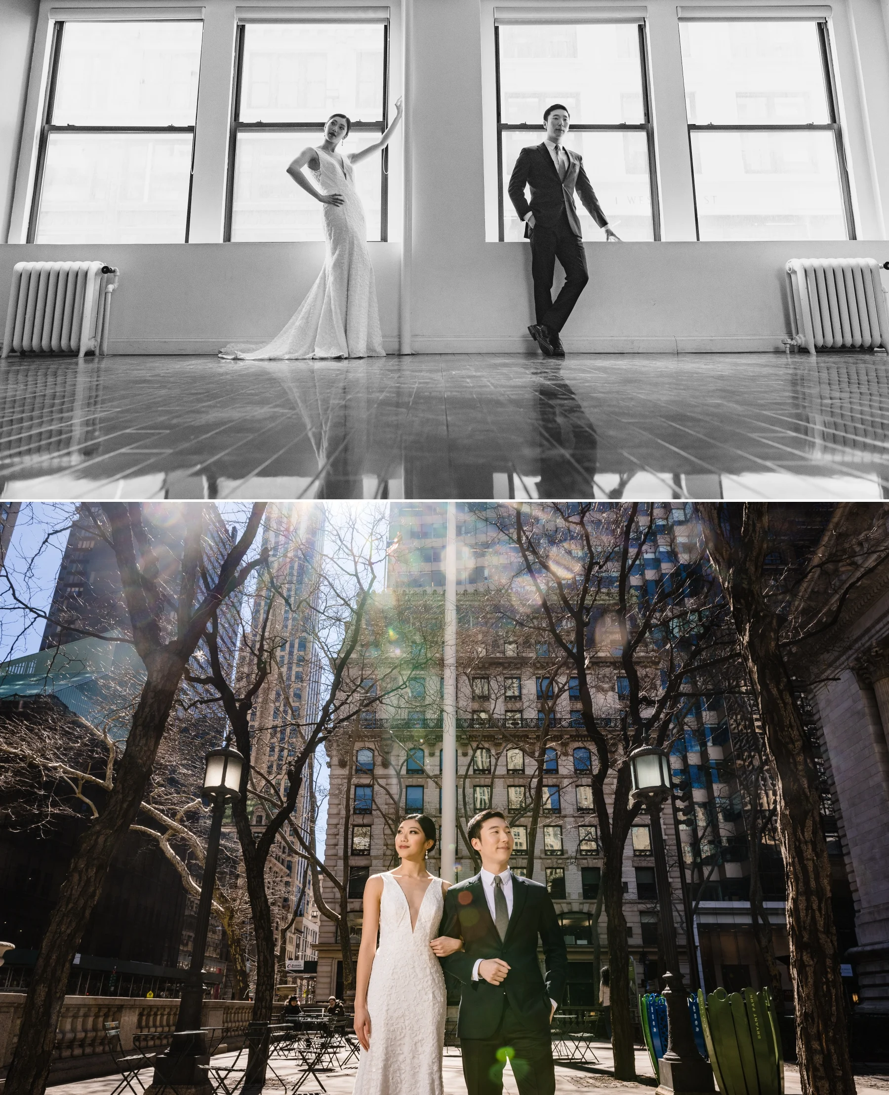 images from my styled shoot, partnering with the following vendors: Jenny Yoo NYC Bridal, AKA Cedric Salon, Mariana Collignon (Makeup), as well as Location05 for our venue, and Gary Feng Videography. Photos were taken first at Cedric's salon, then a