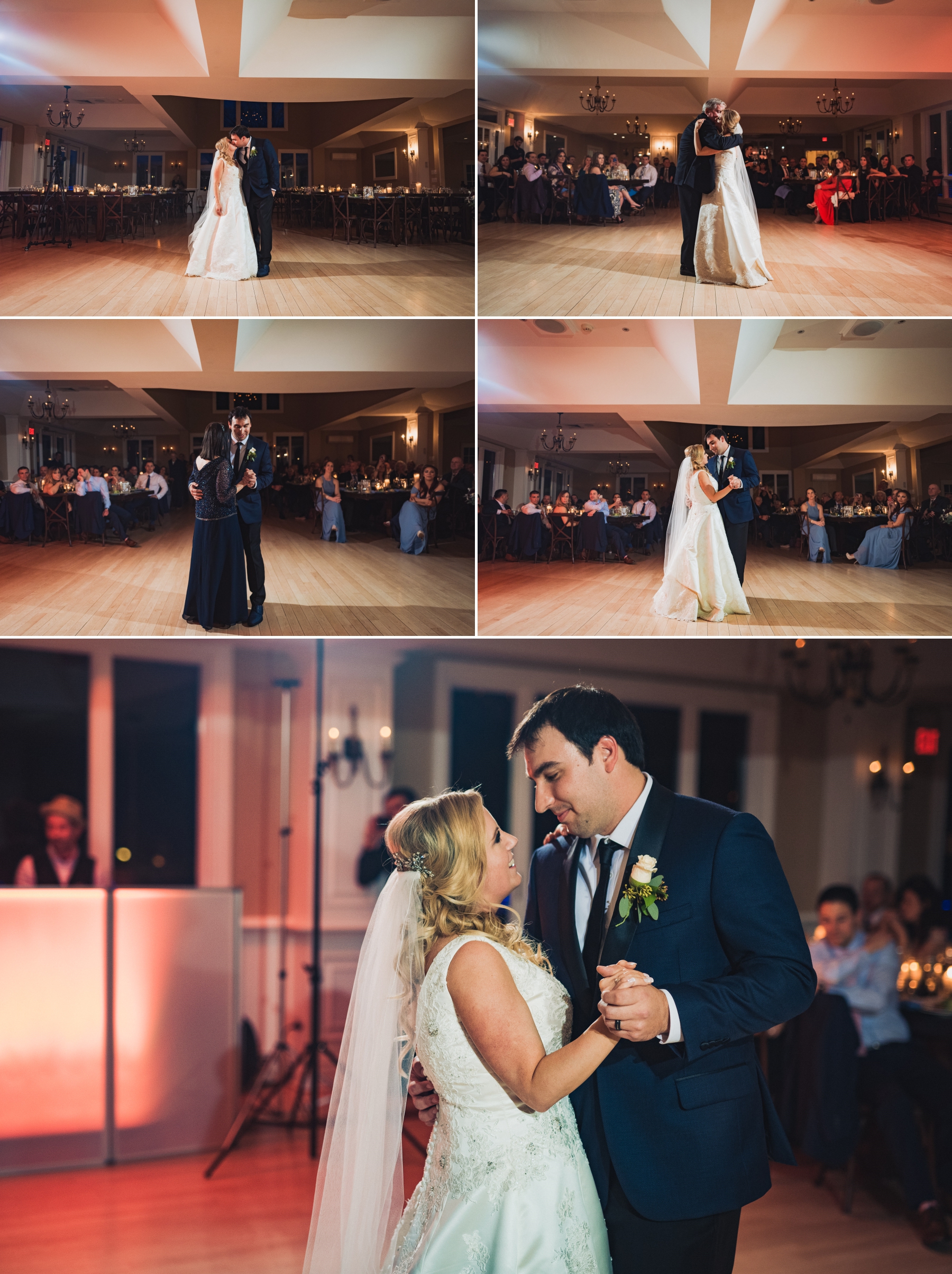  First dances, with Tara and Zach, as well as their parents. 