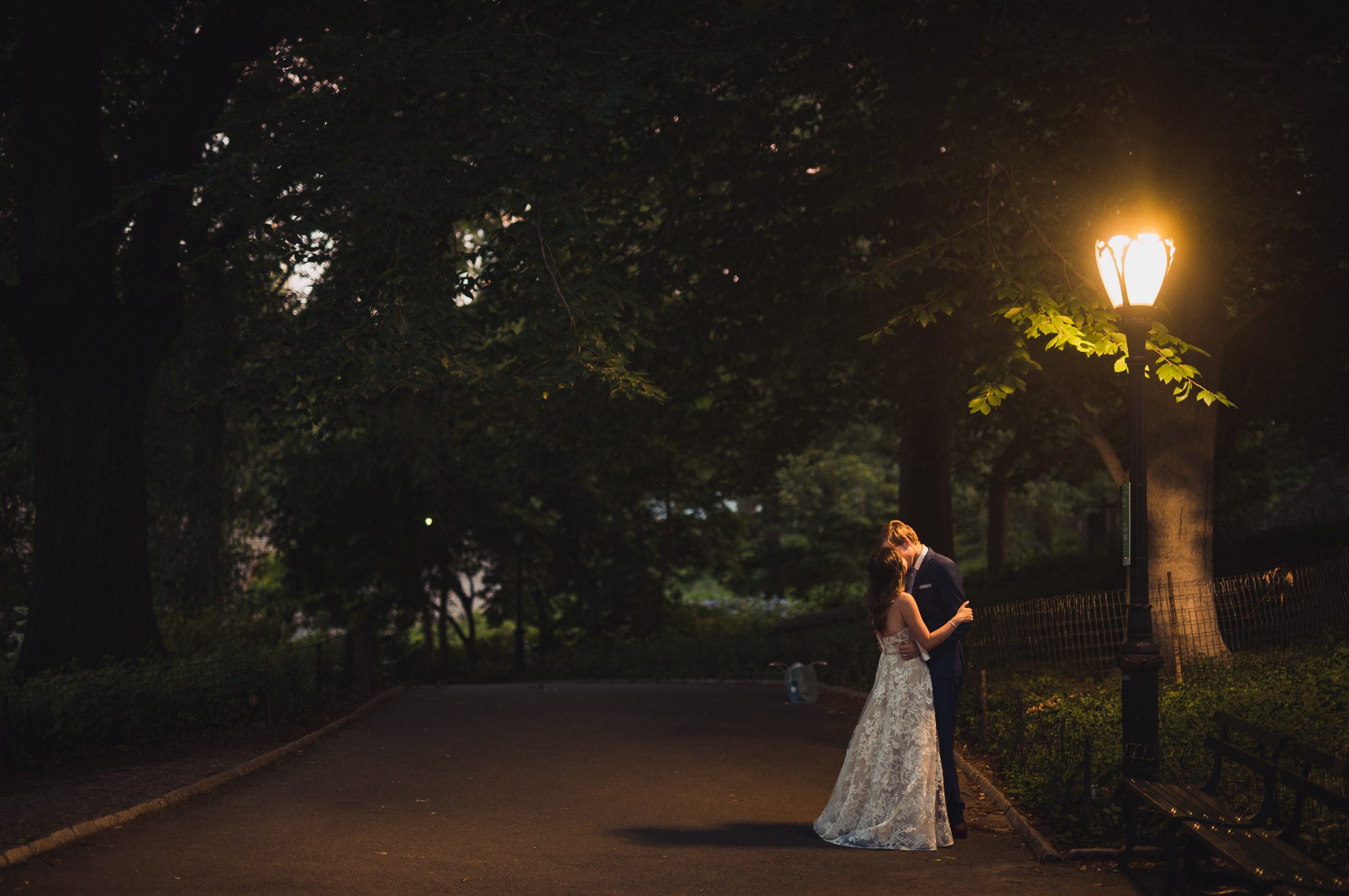  wedding bridal session for Wendy and Andreas in Central Park, near the bethesda terrace. We were just playing around with the time, trying to catch the light as the sun was setting. I think central park is a great location to take photos in, althoug