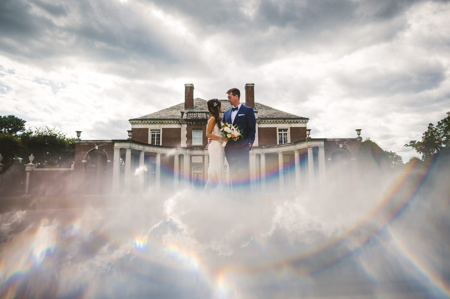 classic wedding photography at the de Seversky Mansion in Long Island, New York