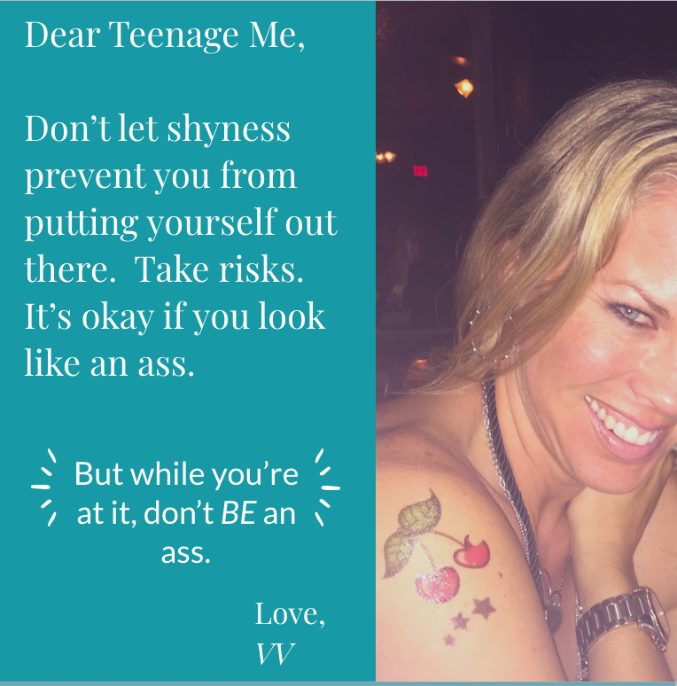 Dear Teenage Me: Monkeys, Risks, & Flirting