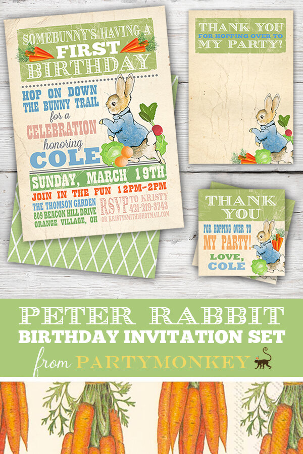 Peter Rabbit Birthday Digital Kit