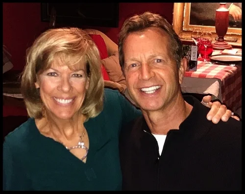 Steve and his wife, Stace, the inspiration for Isabella in his novels The Walls of Lucca and Above the Walls.
