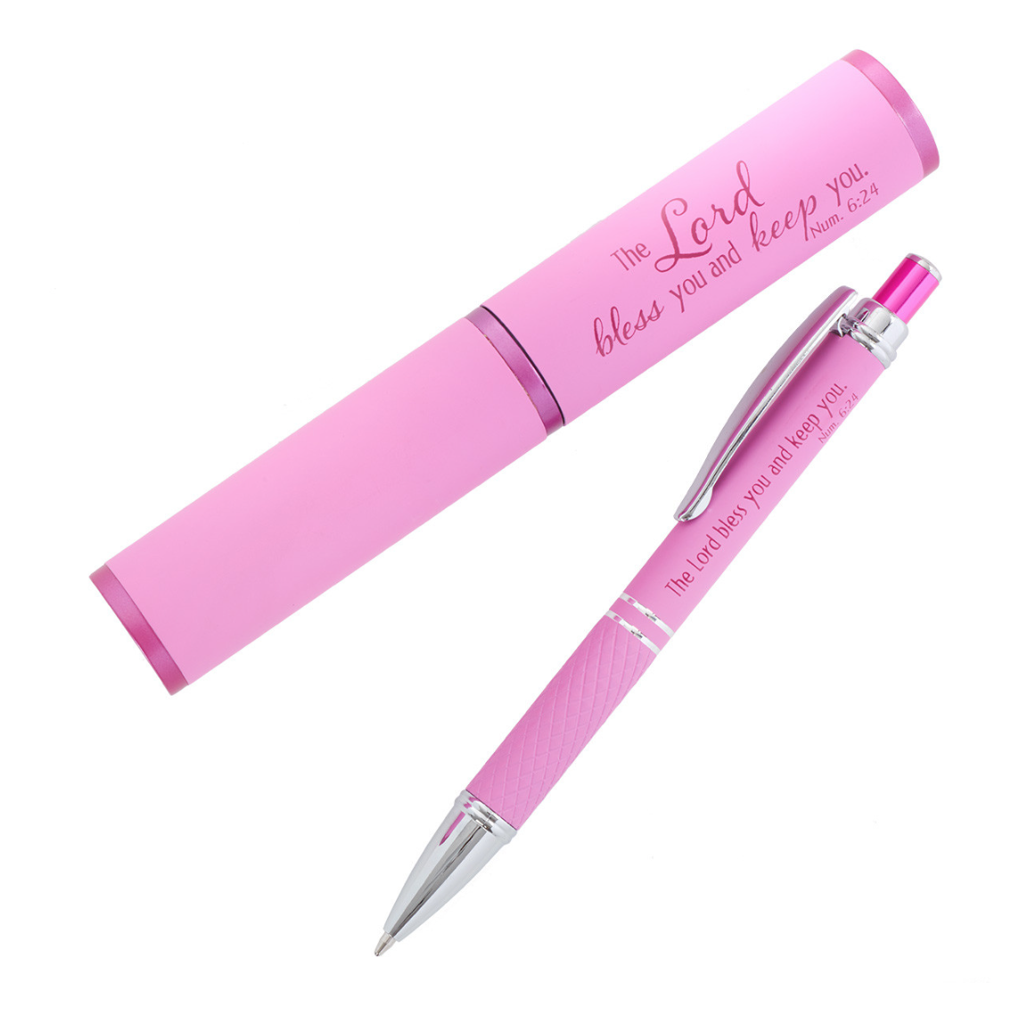The Lord Bless You, Gift Pen, Pink, Numbers 6:24