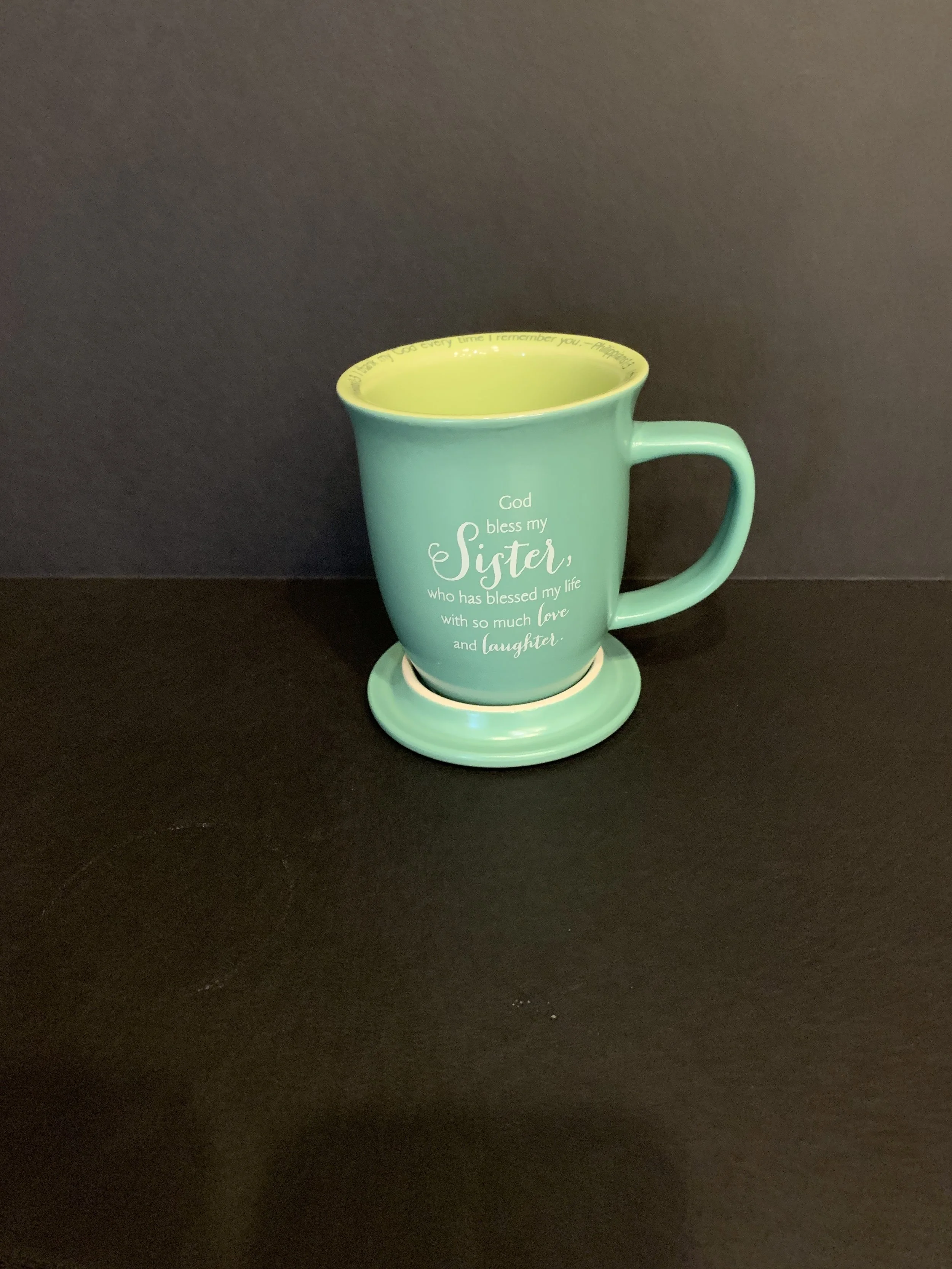 "SISTER" Coaster Mug by Abbey Press