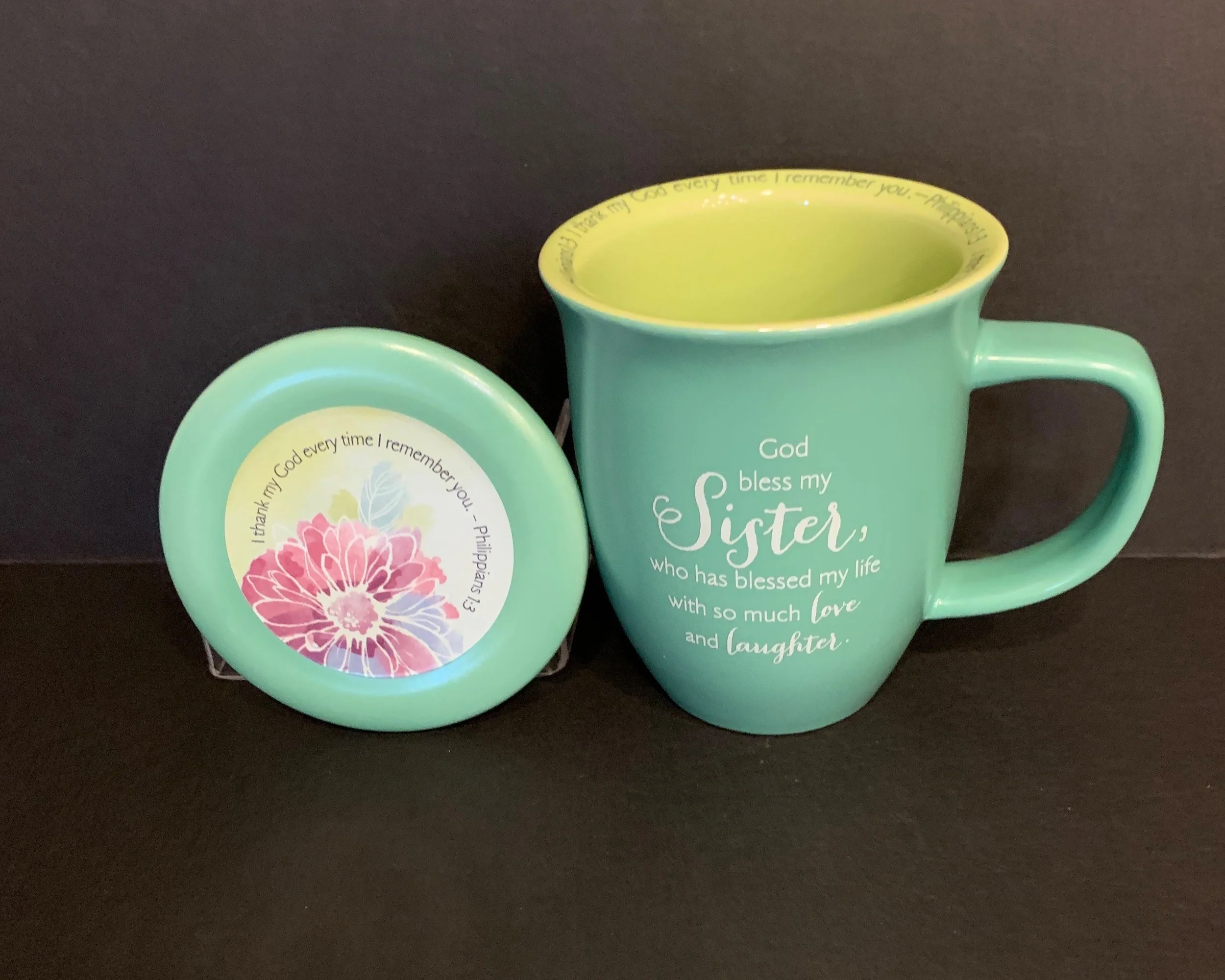 "SISTER" Coaster Mug by Abbey Press  SUMI Enterprises, LLC