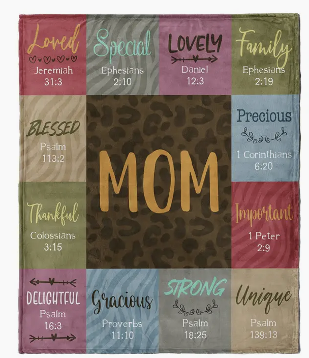 MOM Heart Blanket