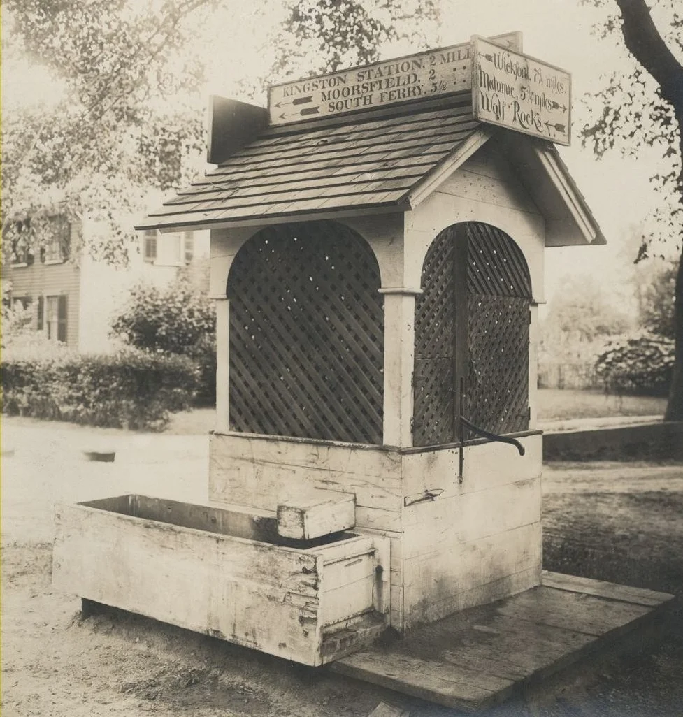 Kingston Village Town Well, c. 1912 (Courtesy of Rhode Island State Archives)