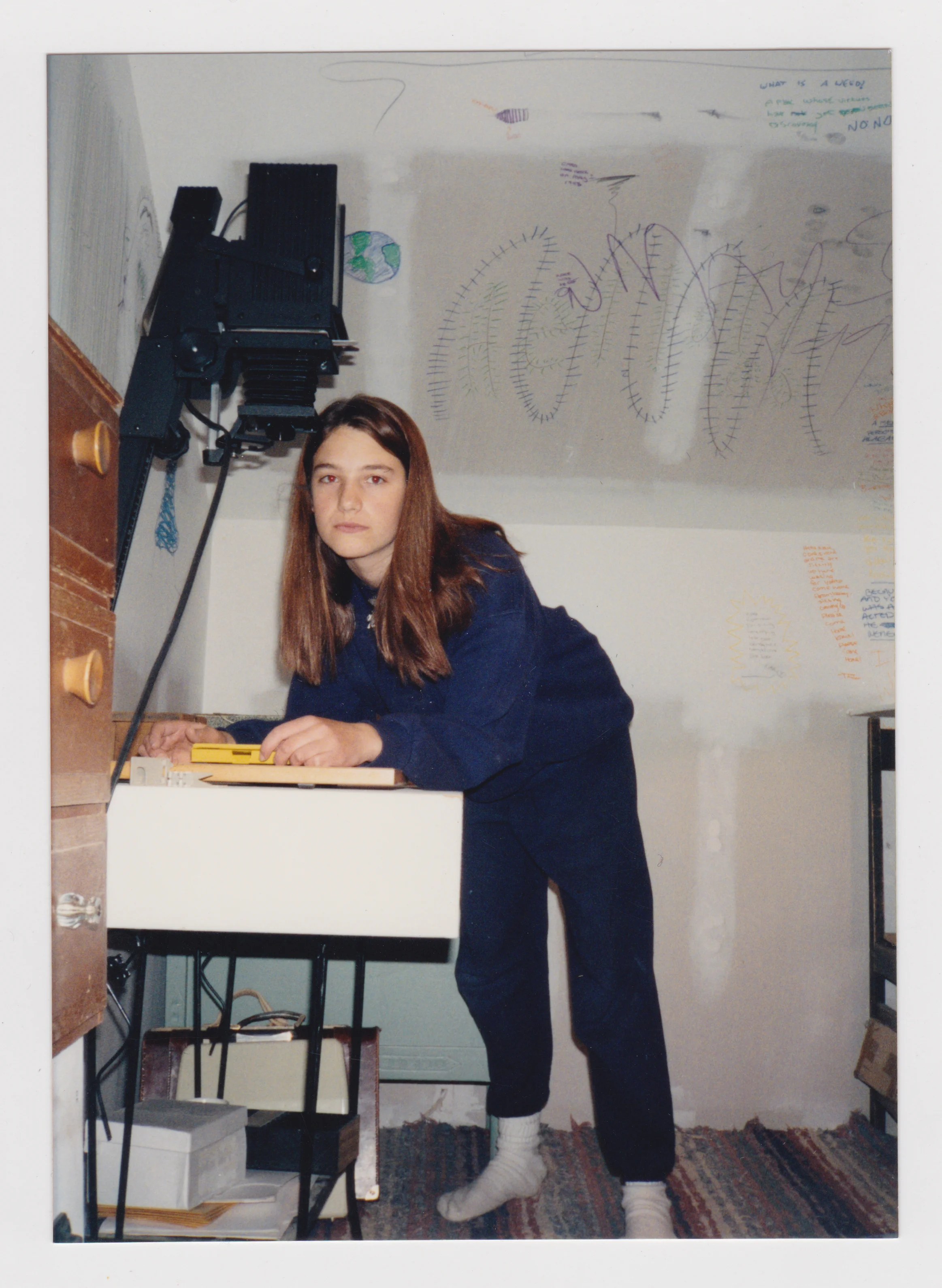 First darkroom, circa 1993, Santa Fe, NM