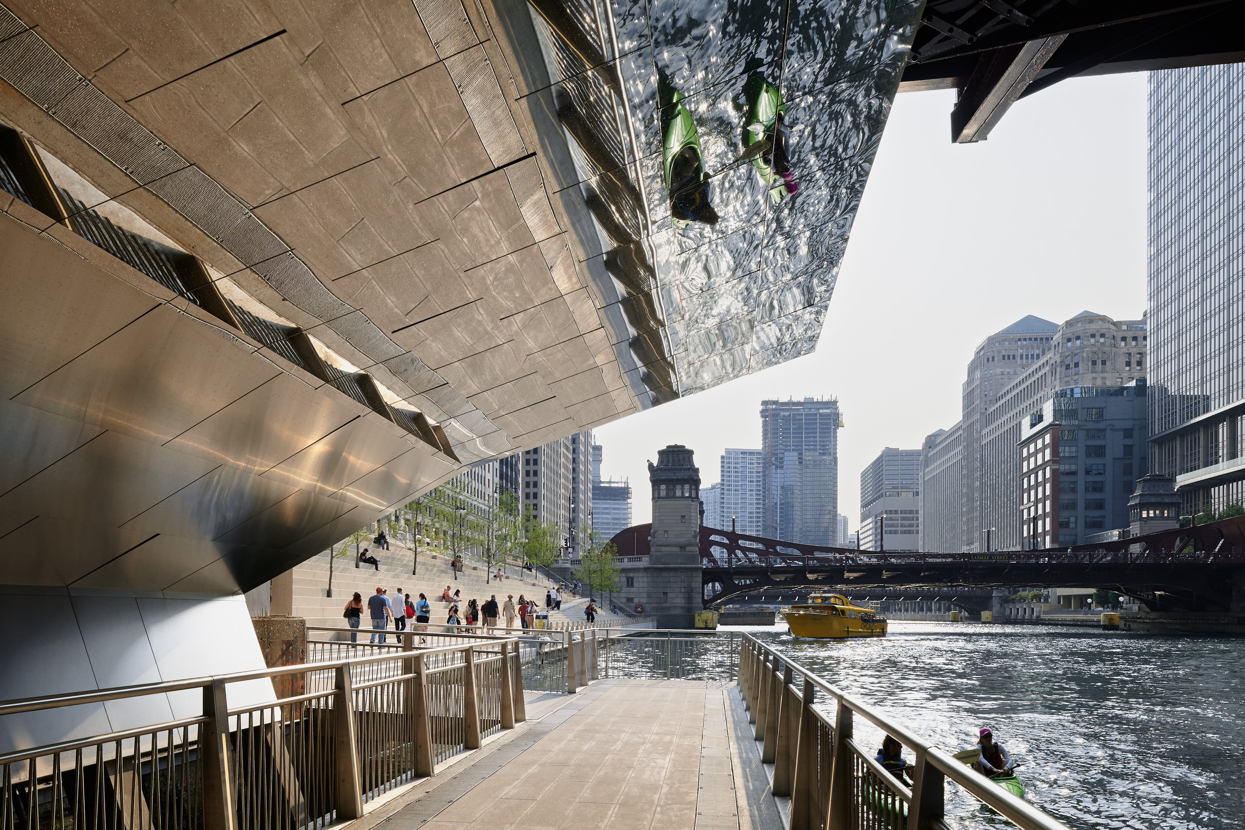 ross barney architects / sasaki associates / chicago riverwalk