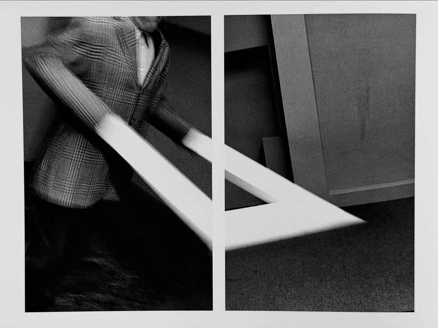 Anna and Bernhard Blume 
&ldquo;Artists&rsquo; statement, 1992
The photographic action series Transzendentaler Konstruktivismus (Transcendental Constructivism) shows artists Anna and Bernhard Blume mainly as mediums and victims of involuntary constru