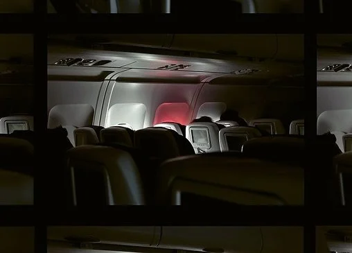 Kate Joyce, SFO to ORD, May 5, 2012, contact sheet. From &ldquo;Metaphysics&rdquo; afterword by Lawrence Weschler #hatandbeardpress