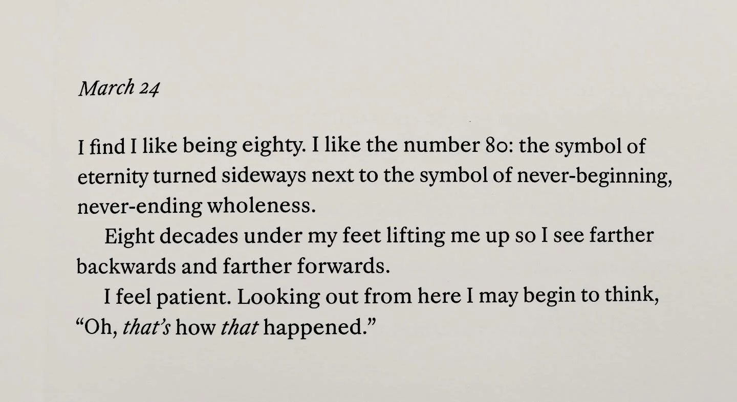 This is Anne Truitt on March 24, 2001. Today is March 24, 2026.