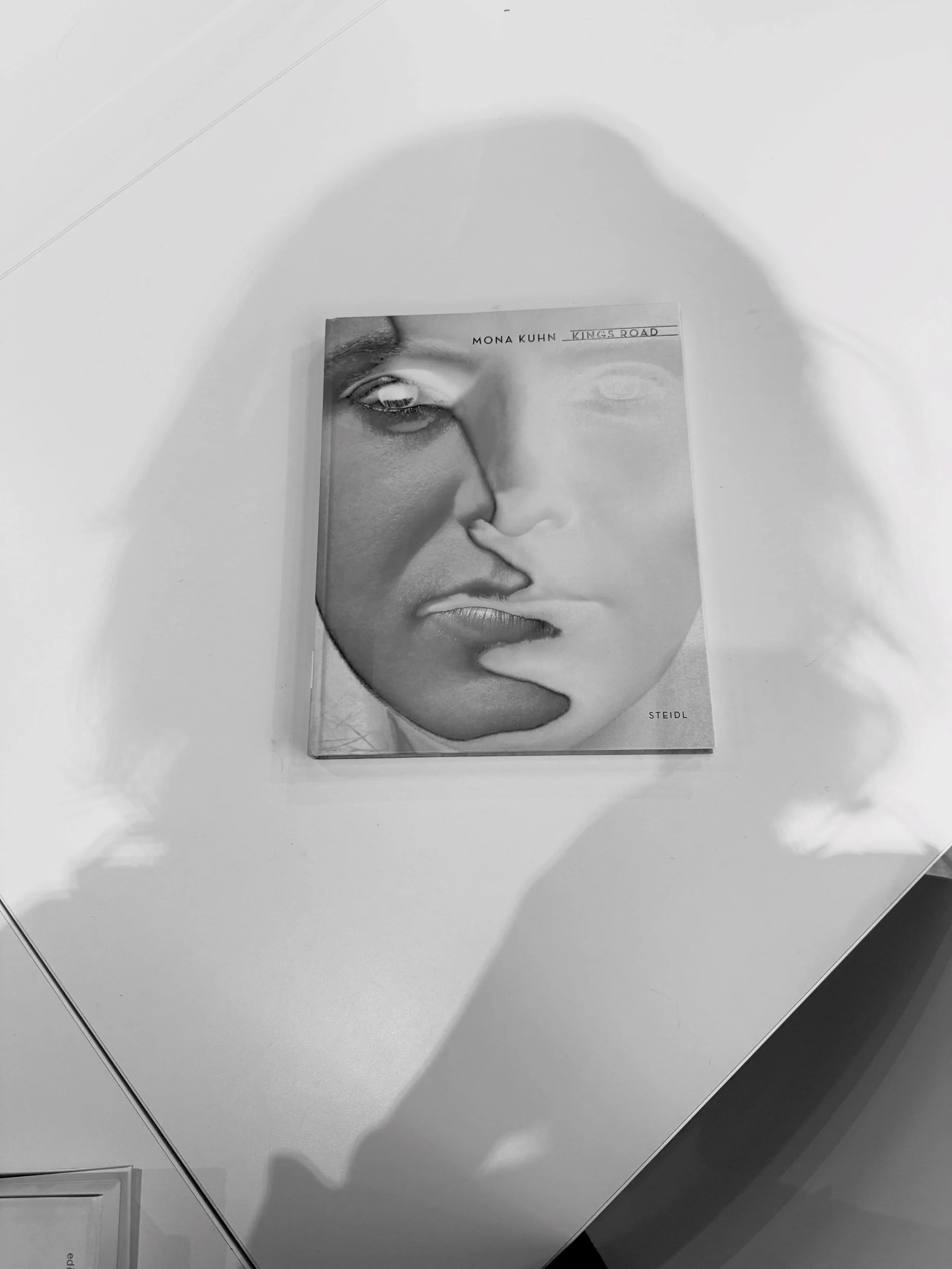 Set the book on the table, then looked back&hellip;
Mona Kuhn &ldquo;Kings Road&rdquo; 2021, at the AIA NY library 

Man Ray, Marcel Duchamp, &ldquo;Belle Haleine, Eau de voilette (Beautiful Breath, Veil Water)&rdquo; New York, 1921 cover of &ldquo;N