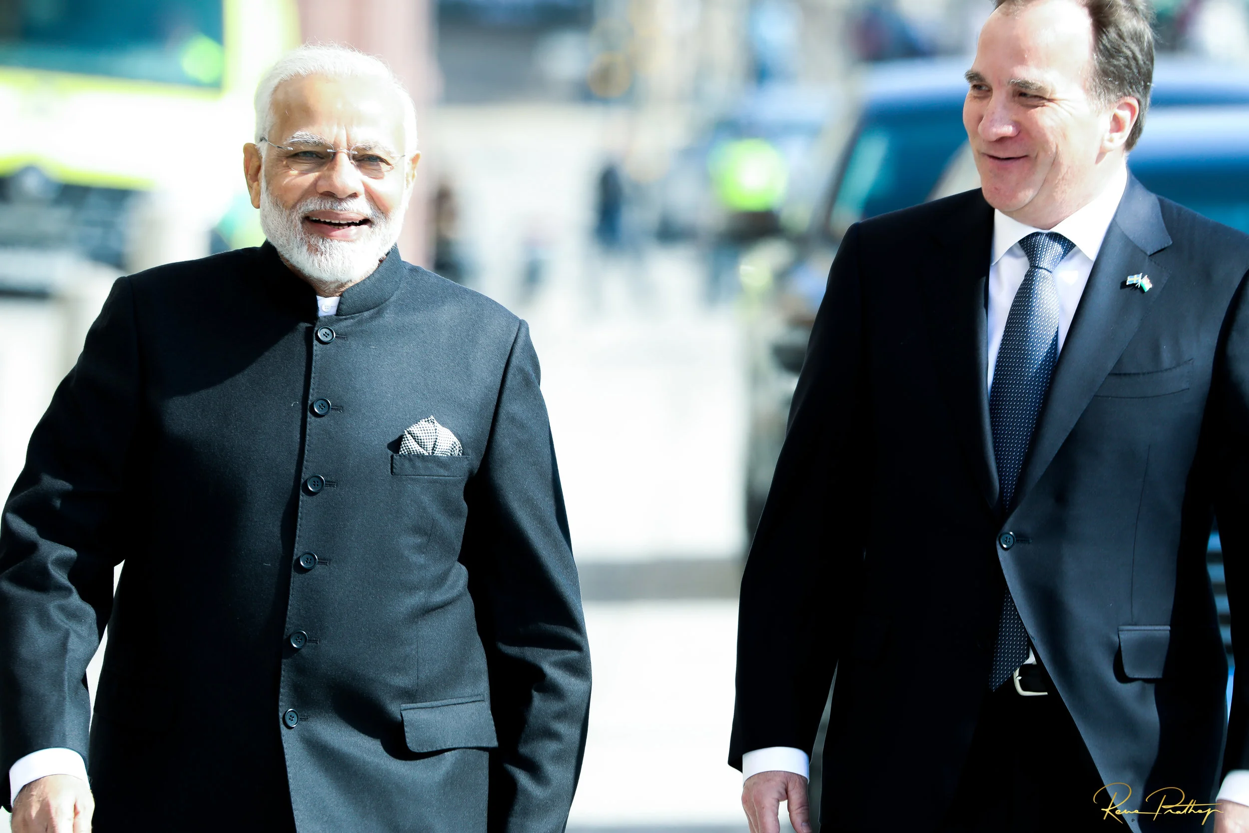 26.Stefan Lövan Narendra Modi Walk.jpg