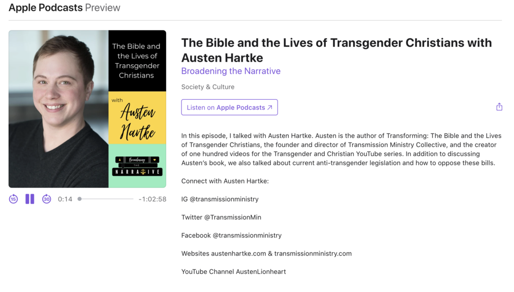 Transgender People can also be Christian! 