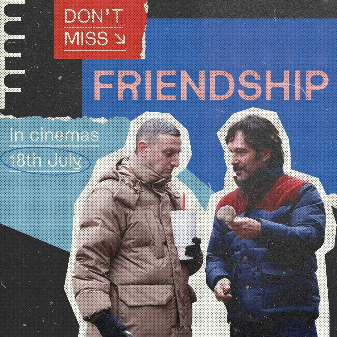 DON&rsquo;T MISS: FRIENDSHIP 👯&zwj;♂️

Men shouldn&rsquo;t have friends. Well, at least that&rsquo;s what the new and hilarious debut from writer-director Andrew DeYoung has to say.

Friendship is an uncomfortably funny black comedy where Tim Robins