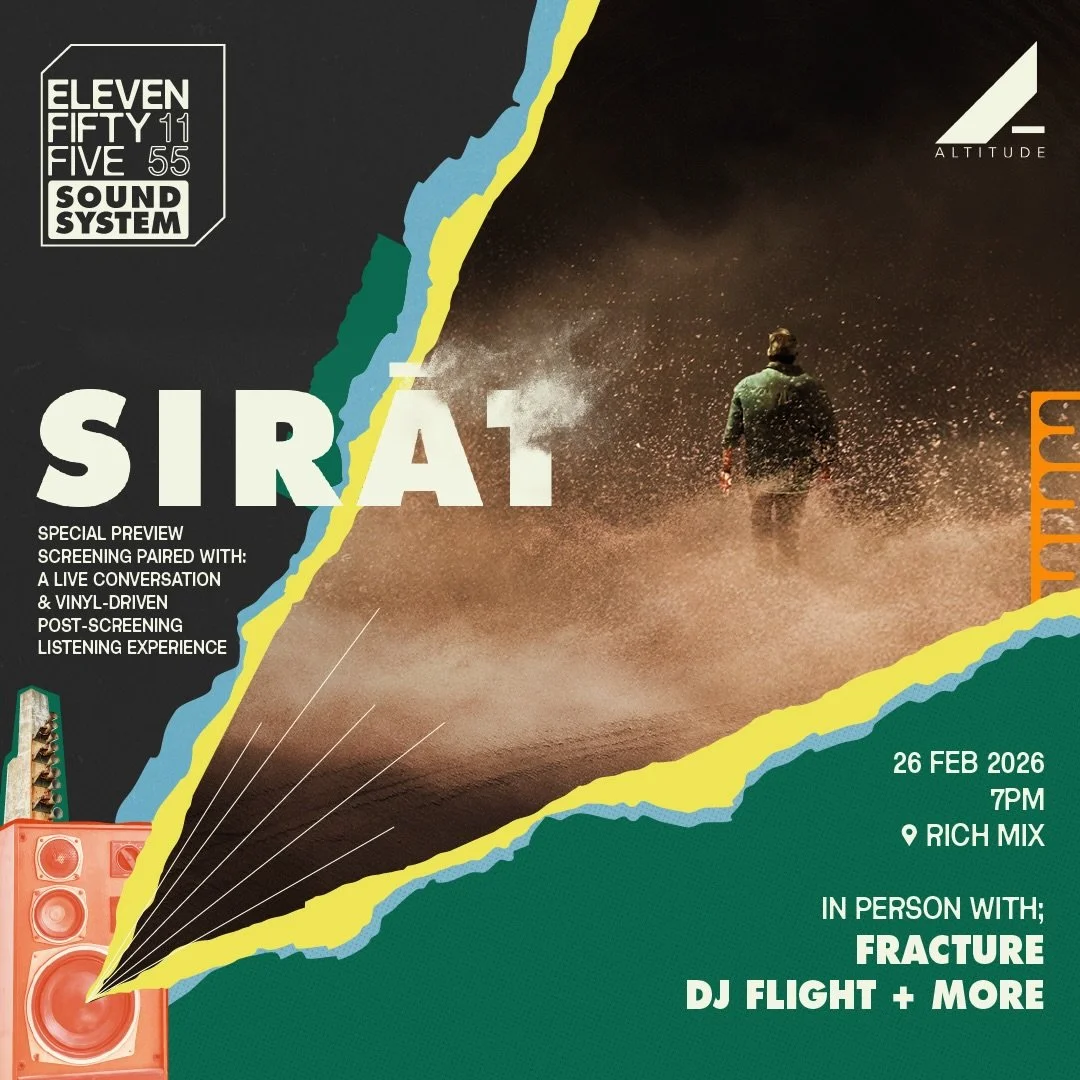 elevenfiftyfive Soundsystem Presents: SIRĀT 🔊

We&rsquo;re launching Soundsystem, bringing together boundary-pushing cinema and music and we can&rsquo;t wait to share it. 

Join us for a special preview of the multi-award-nominated film SIRĀT on 26t