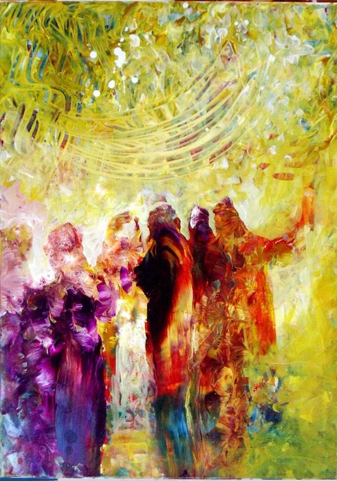 Menora Dance - Menorah print