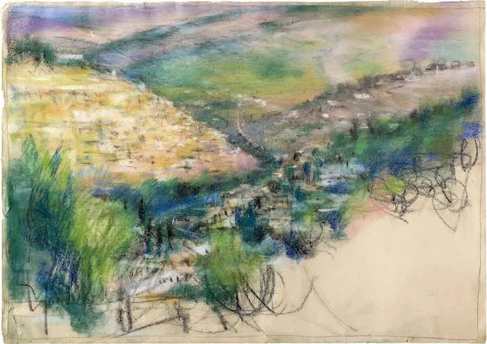 Kidron Valley - Israel print