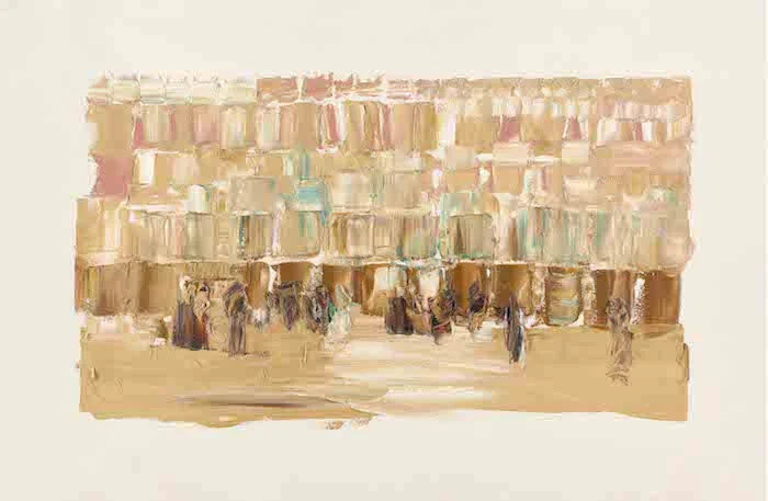 Kotel White - Israel print