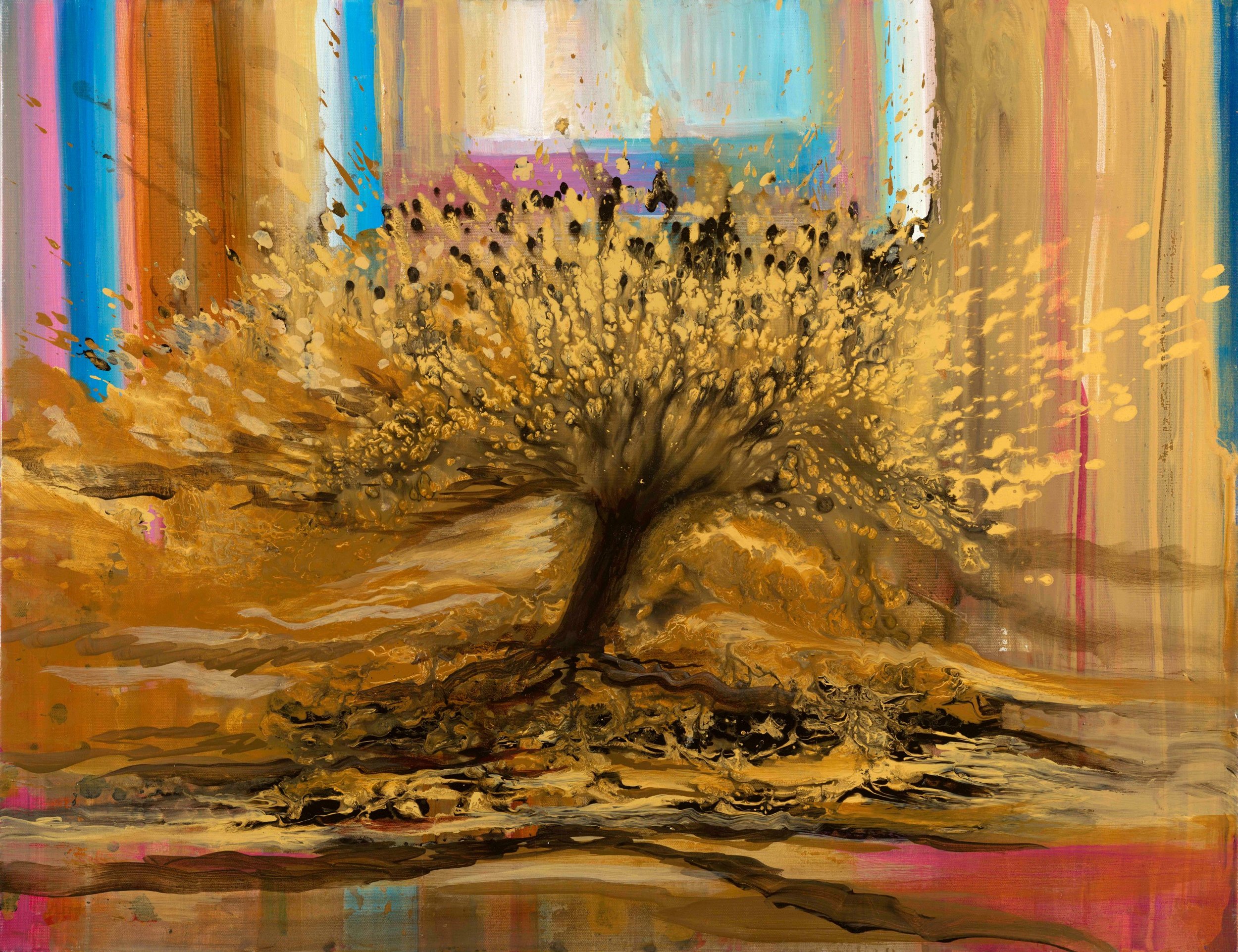 Tree of Lights - Abstract print