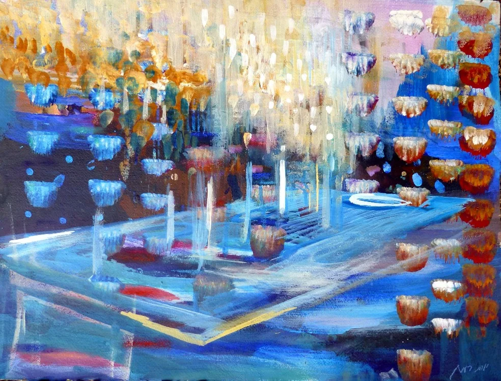 Shabbat Table Crowns - Judaica Print