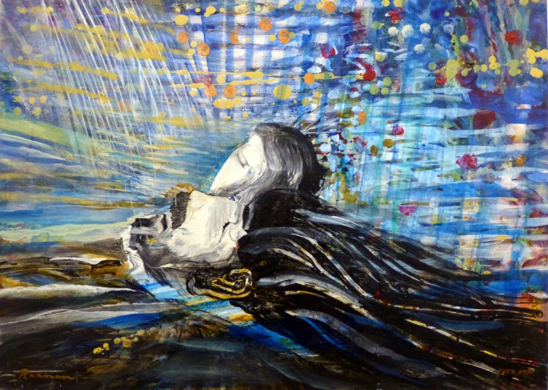 The Dreamers - Abstract print