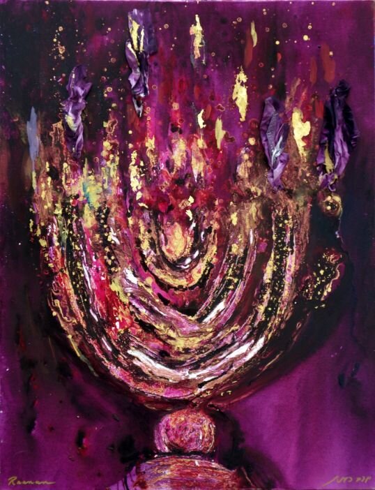 Menorah Royal - Menorah print