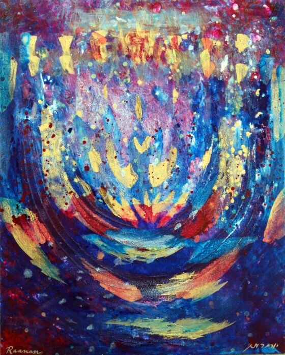 Menorah of Hope - Menorah print