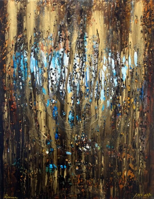 Menorah Forest Spring - Menorah print