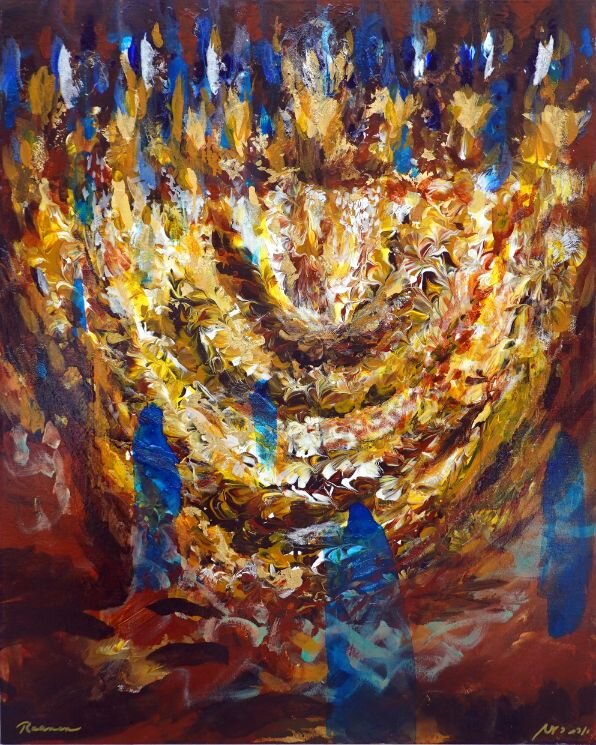 Menorah Journey - Menorah print