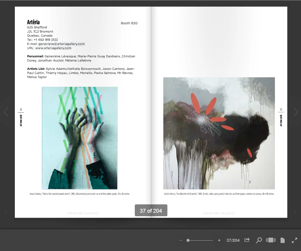 Catalogue ArtNewYork 2016
