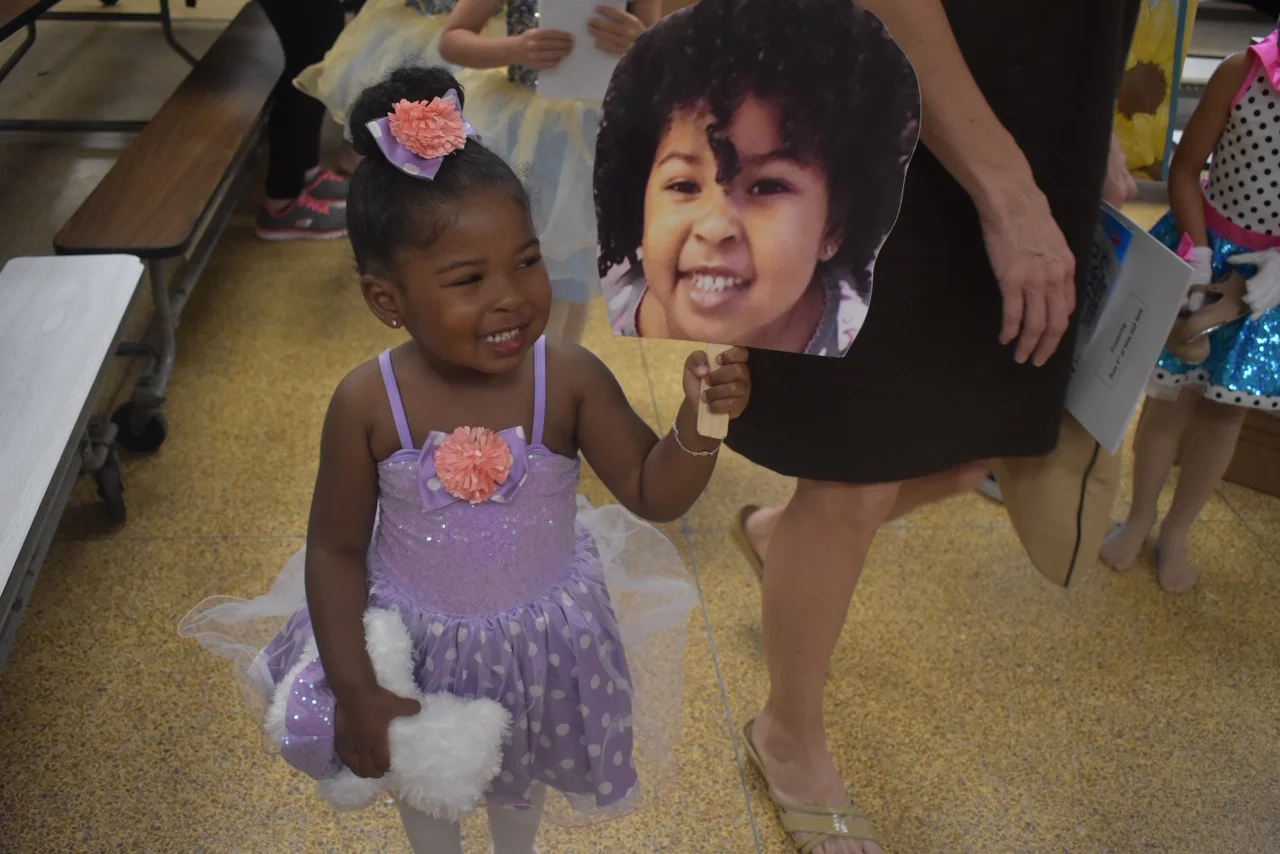 She was so happy to see a flood of her pictures in the audience!