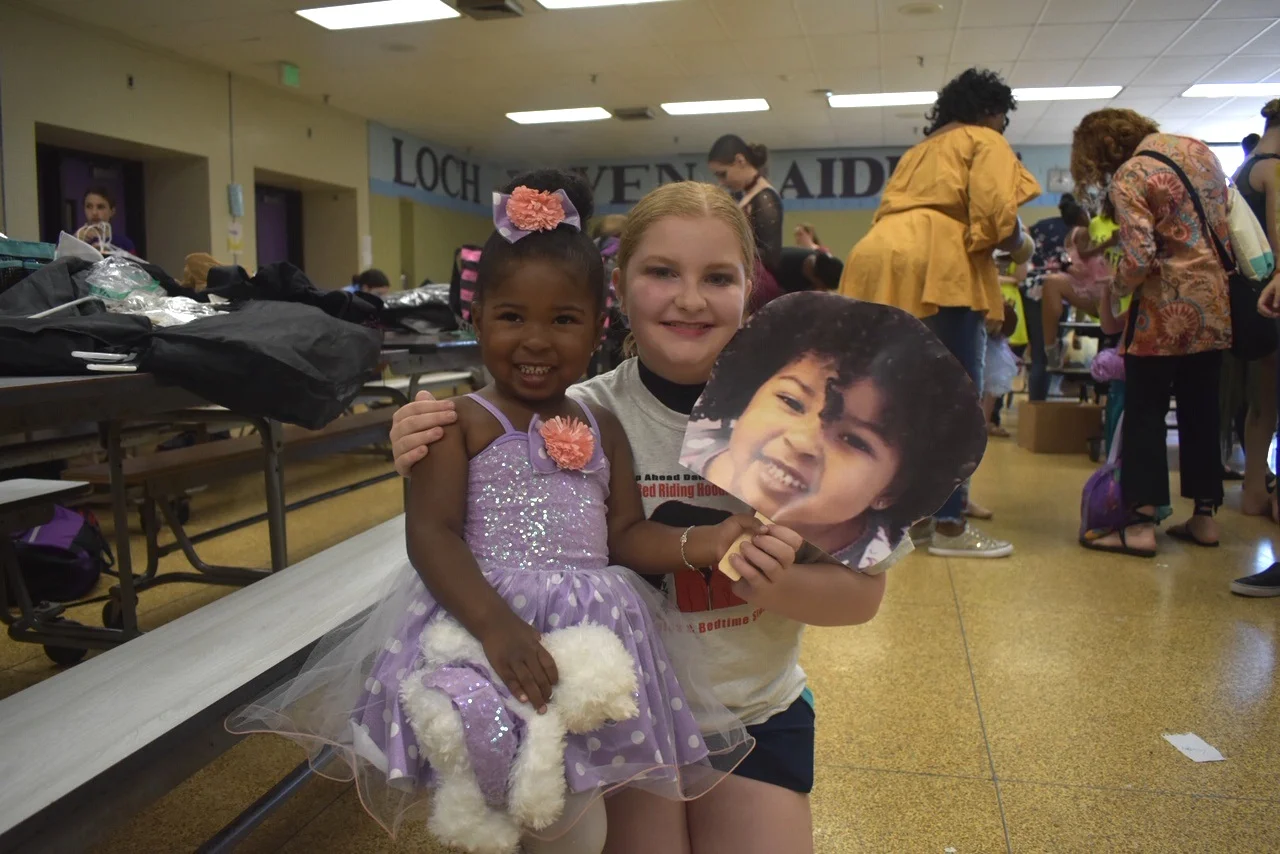 Bella &amp; one of her teacher assistants