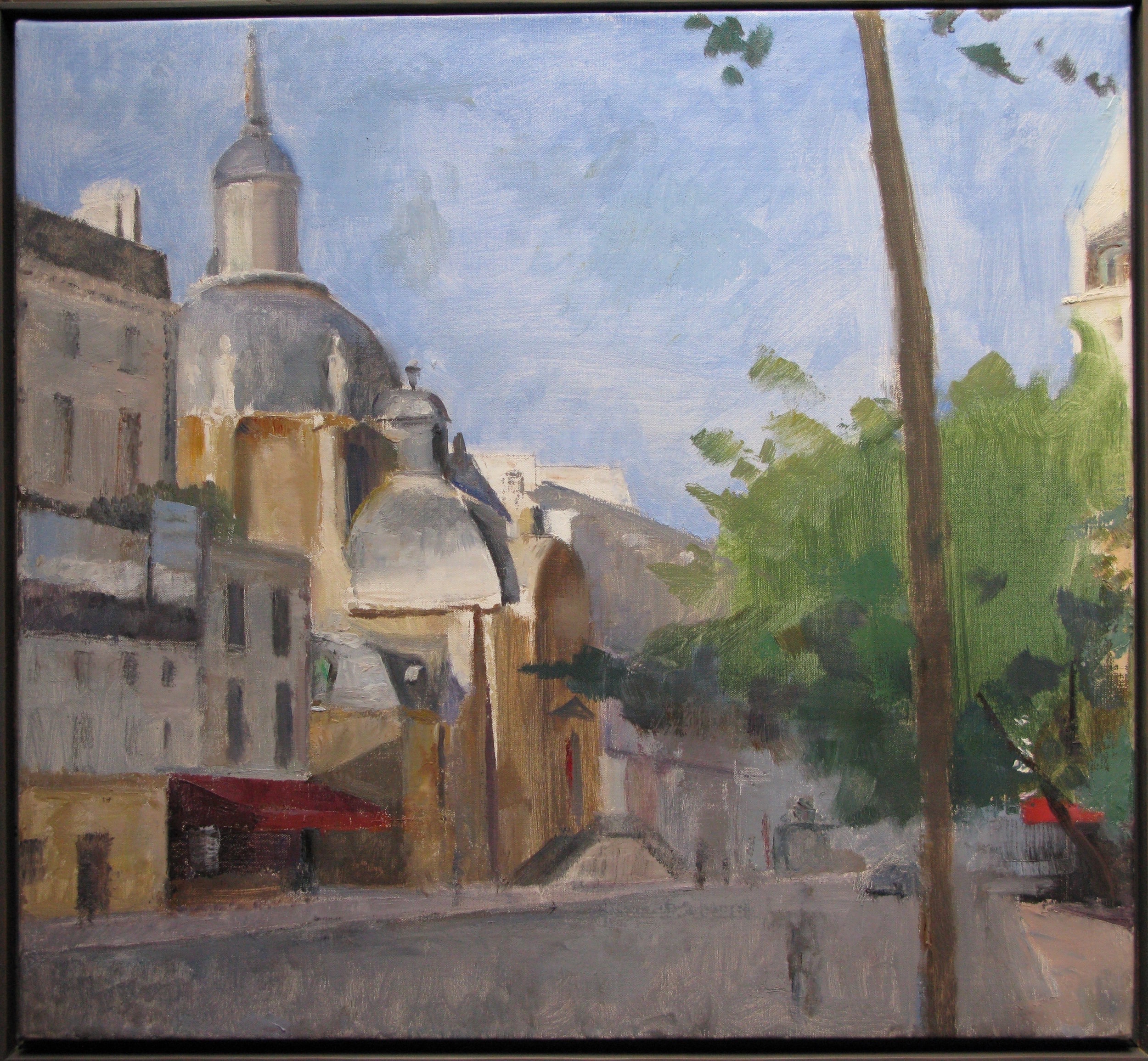 Temple du Marais, 22" x 24", oil on linen, 2015.